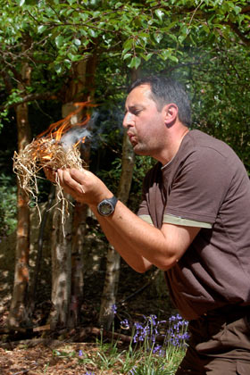 Bow drill flames Success!