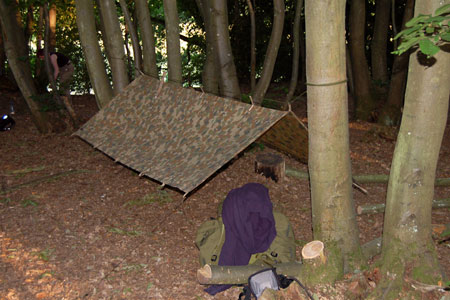 Hootchie set up on the Intro course