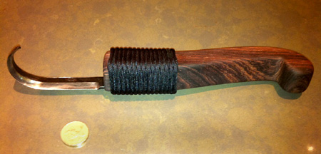 Chris' finished Large Crooked Knife