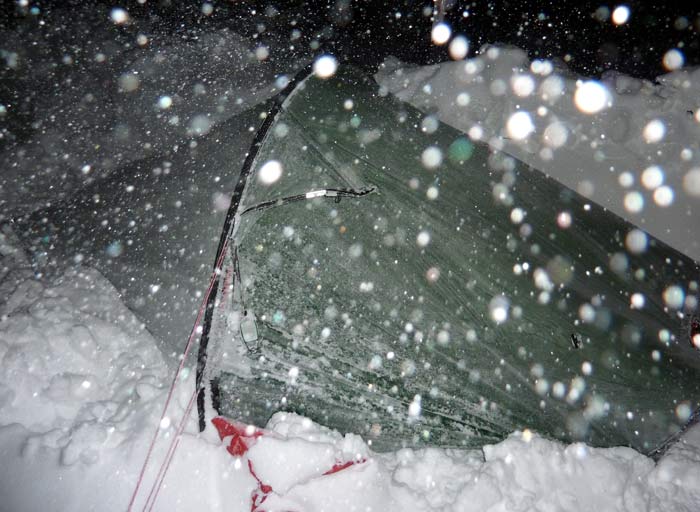 Hilleberg Akto Tent in the snow
