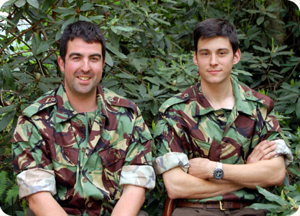 Woodlore Instructors James Bath and Dan Hume