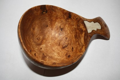 The finished article, complete with reindeer antler inlay