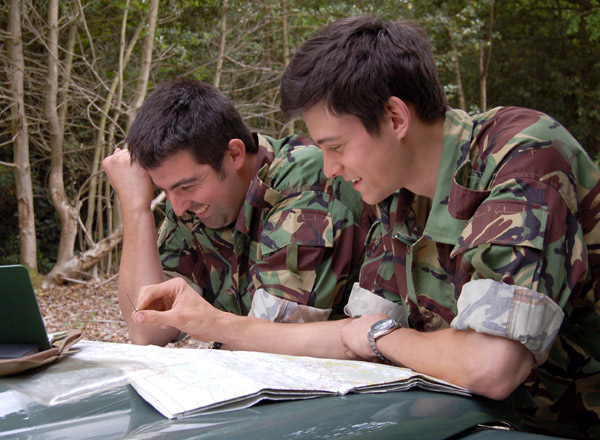 Dan with fellow Fundamental Instructor James Bath