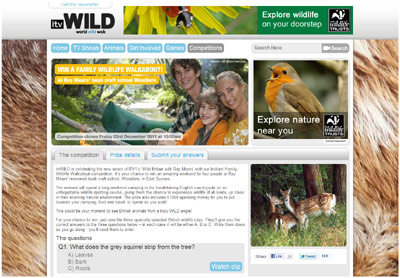 ITV Wild's Woodlore Competition