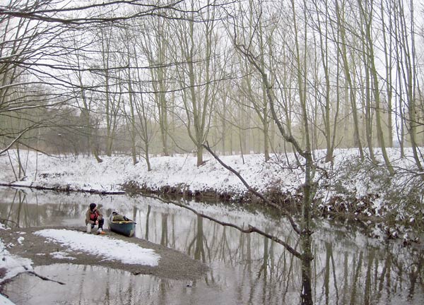 A Canoe Trip in the Snow
