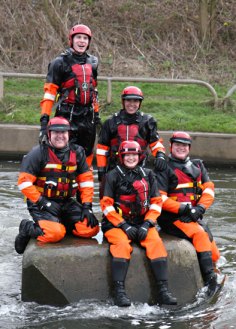 Some of the Woodlore team after a tiring but fun and important day of training