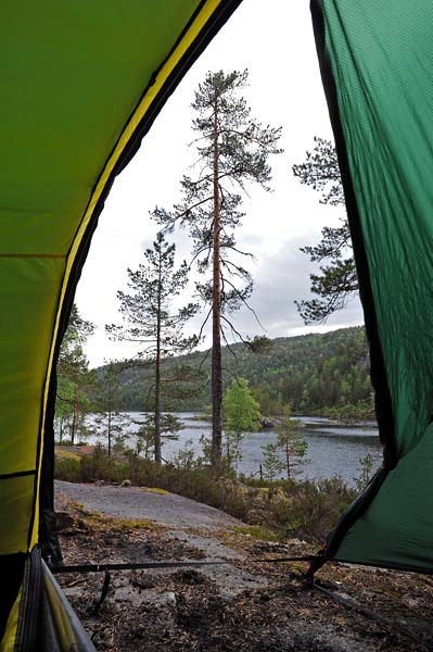 The view from my tent - not a bad start to the day The view from my tent - not a bad start to the day