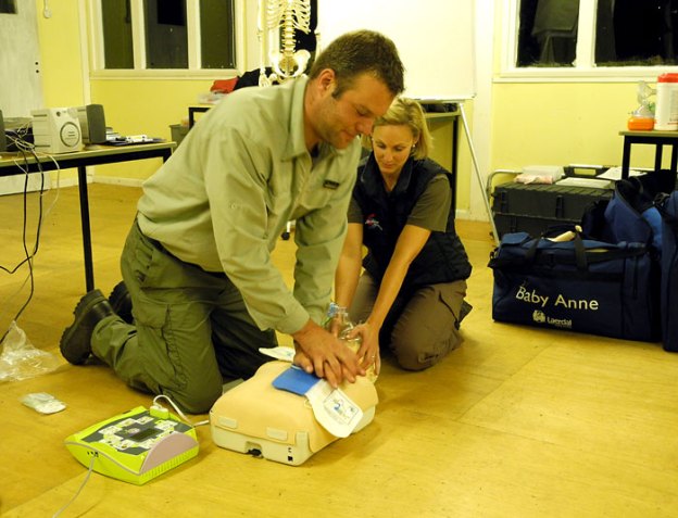 Woodlore Specialist Instructor Jamie Cooke, of Solo Medical Training Ltd.