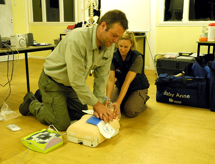 Woodlore Specialist Instructor Jamie Cooke, of Fusion Medical Ltd.