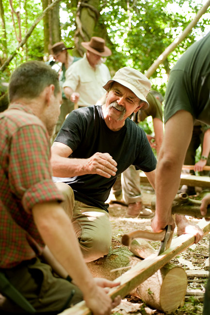 Birch Bark Canoe Building with Ray Mears and Pinock Smith - Day 2