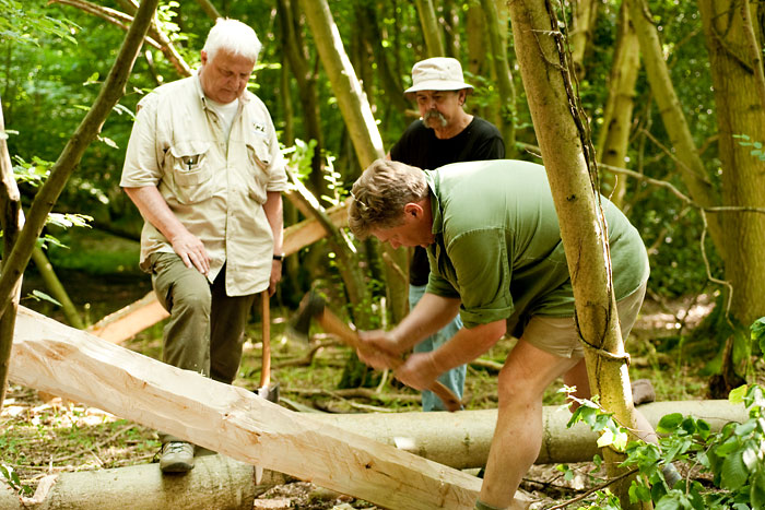 Birch Bark Canoe Building with Ray Mears and Pinock Smith