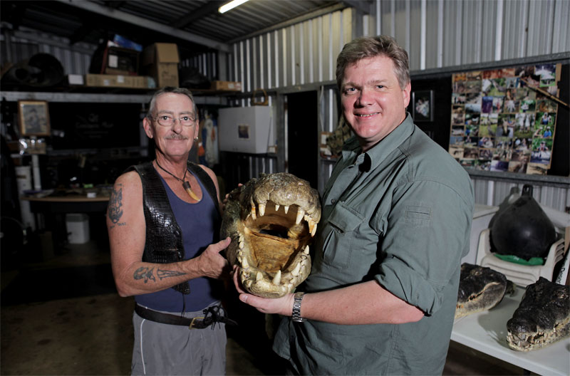 Ray Mears while on location for Close Encounters