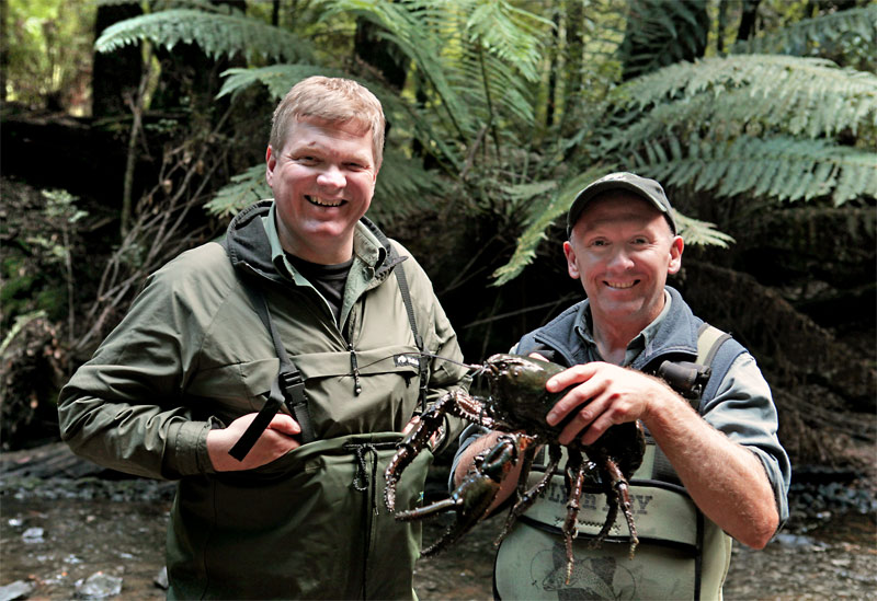 Ray Mears while on location for Close Encounters