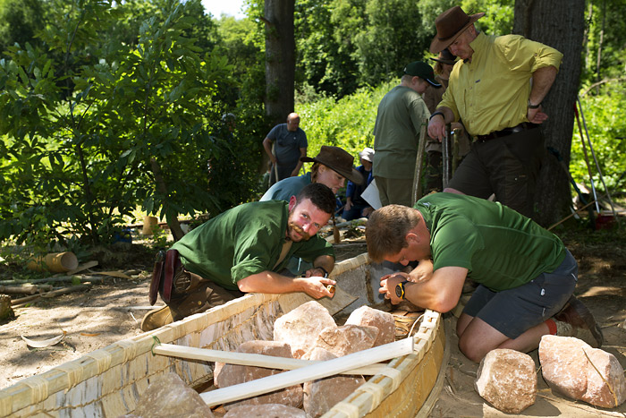 Birch Bark Canoe Building with Ray Mears and Pinock Smith
