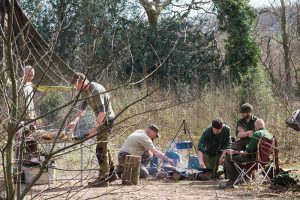 Staff during training