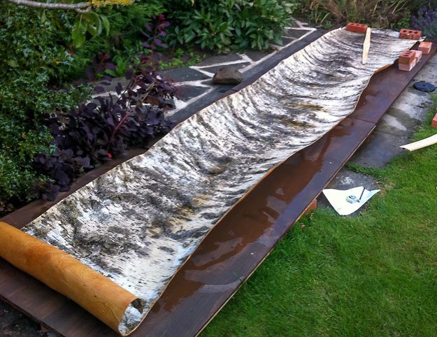 Tim Farrington's birch bark canoe