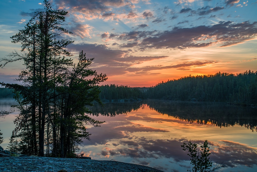 A stunning landscape in Canada