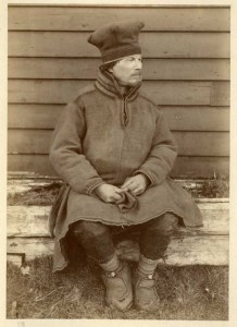 Sami man with shoe bands