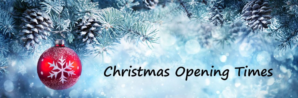 Christmas Opening Times